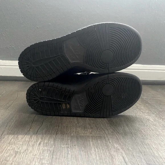 RARE Nike SB Zoom Dunk High Pro BOTA Black (Size 8) - Picture 5 of 7